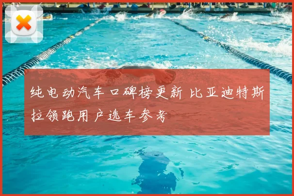 纯电动汽车口碑榜更新 比亚迪特斯拉领跑用户选车参考